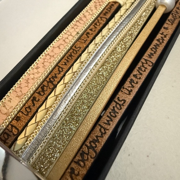 Gold and Silver Tree of Life Bracelet - Picture 4 of 6